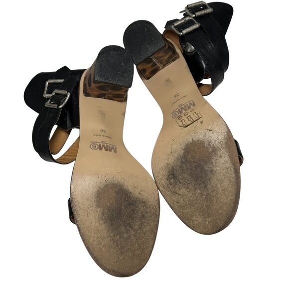 Mm6 Maison Margiela Animal Print Hologram Heel Sandals size 38, 7.5-8 - Picture 8 of 9